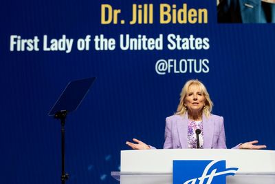 First Lady Jill Biden blames Ukraine war and other unforeseen issues for president’s stalled agenda