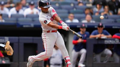 Red Sox’s Jeter Downs Hits First Career Homer at Yankee Stadium