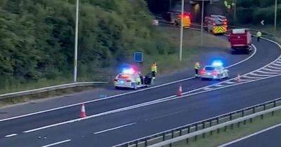 Live police incidents close two busy motorways
