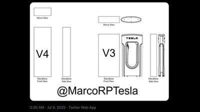 This Is How The New Tesla V4 Supercharger Might Look