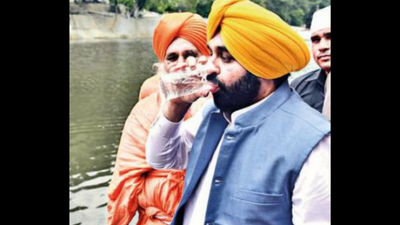 CM Bhagwant Mann announces campaign to clean all rivers, drains in Punjab