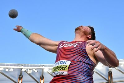 Crouser delights home state fans in US shot put cleansweep