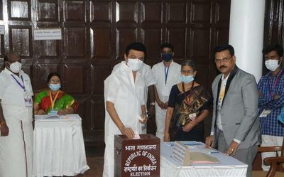 Presidential election: Tamil Nadu CM Stalin casts his vote in Chennai