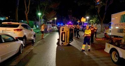 Irishman arrested in Spain after 'fleeing' crash scene with family and 'refusing to be breathalysed'