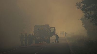 In photos: Wildfires raging from France to Slovenia force thousands to flee