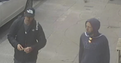 Glasgow police probing west end robbery make CCTV appeal to trace two men