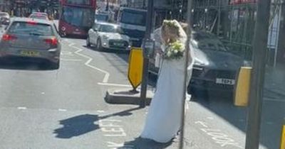 Hero driver saves 'flustered' bride from missing her big day after cancelled cab