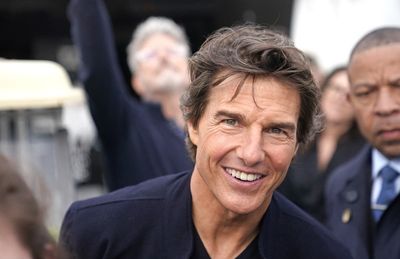 Tom Cruise delights Royal Air Force with appearance at Gloucestershire airshow