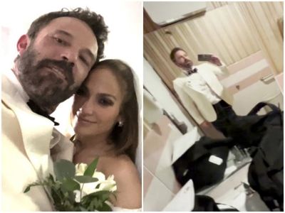 Ben Affleck changed into his wedding suit in the toilet before marrying Jennifer Lopez