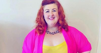 Rarely seen Michelle McManus stuns in eye-catching neon outfit as she heads for lunch