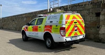 Irish Coast Guard rescue person with suspected broken leg after fall in Dun Laoghaire