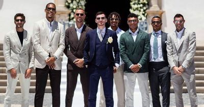 Jordan Henderson shares picture of Liverpool players from Andy Robertson wedding