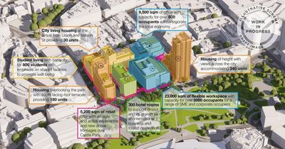 Galleries redevelopment plan in Bristol includes 28-storey apartment tower