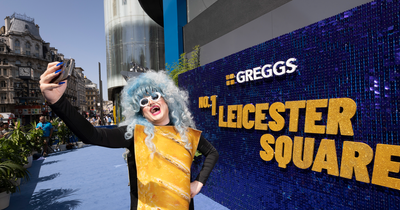 Greggs opens flagship store with a blue carpet premiere