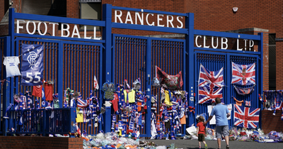 Rangers fans gather at Ibrox for Andy Goram cortege ahead of Gers legend's funeral