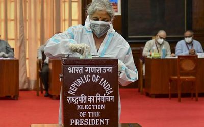 Nirmala Sitharaman tests positive for COVID-19; casts her vote for Presidential election in PPE kit