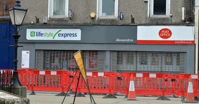 Alexandria's Post Office could be forced to close by town centre roadworks