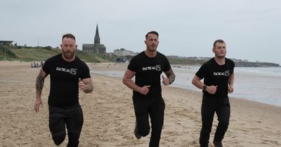 Former Royal Marine running marathon while pulling Land Rover in extreme challenge in Tynemouth