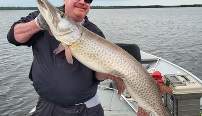 First muskie topping 50 inches ‘released unharmed and swam away angry!’