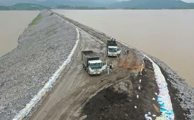 Andhra Pradesh: Height of Polavaram upper cofferdam increased by one metre in two days