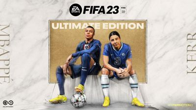 FIFA 23 Ultimate Edition cover features a man and a woman