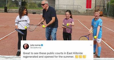 Judy Murray shares our story hailing reopening of Lanarkshire public tennis courts as 'fabulous'
