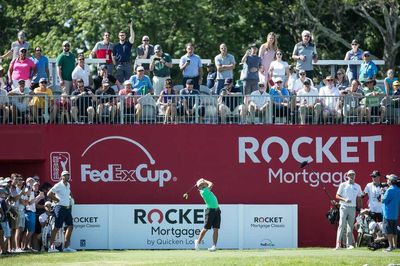 Rocket Mortgage Classic: Calvin Johnson joins Tom Izzo, Barry Sanders in celebrity scramble