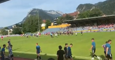 Newcastle's pre-season friendly defeat to Mainz ends in chaos as supporters invade pitch