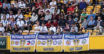 Australian Channel 10 show gets typical Leeds United welcome after setting up near Whites fans