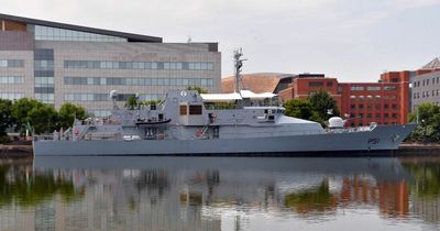 Why there is a Navy ship docked in Cardiff Bay