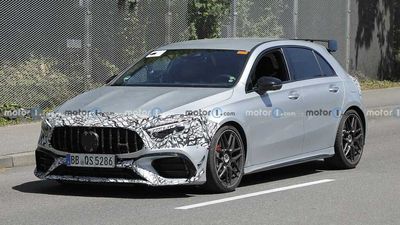 2023 Mercedes-AMG A45 Spied Hiding Minor Updates To The Hot Hatch