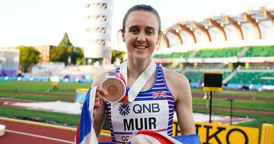 Scot Laura Muir wins Great Britain's first medal at World Championships in Eugene