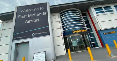 East Midlands Airport rules for baggage drop off and what you can't take on a plane
