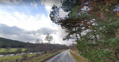 Motorcyclist 'fighting for life' after crash on A93