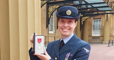 Inspirational West Lothian woman is awarded her MBE medal by the Duke of Cambridge