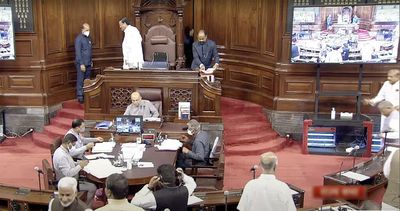 Rajya Sabha proceedings adjourned for the day amidst opposition uproar