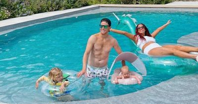 Celebrities living their best lives in home pools as heatwave hits Britain