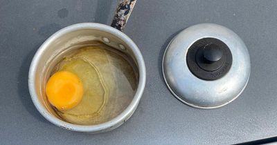 Gran fries egg inside her Honda Civic during UK heatwave
