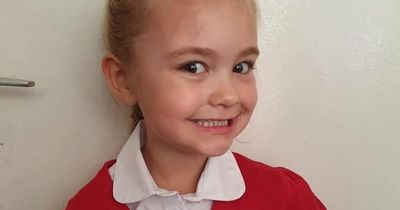 Girl aged six killed by dangerous driver as she walked with her dad along pavement