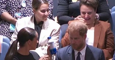 Meghan Markle rushes to coughing woman's aid with bottle of water during UN conference