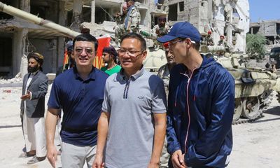 Jackie Chan-produced action movie films in devastated Syrian city