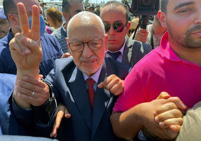 Tunisian judge lets Rached Ghannouchi leave after court hearing