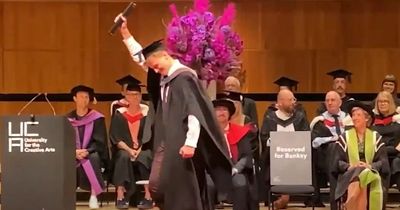 Banksy's honorary professorship stolen by Bristolian student from university ceremony