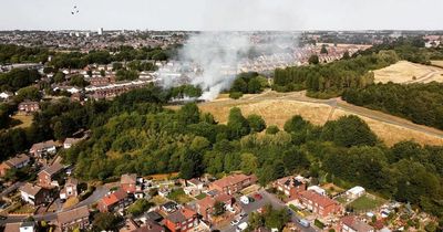 Wildfires rage across Leeds during heatwave as residents left 'heartbroken'