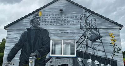 The incredible mural tribute to Wales’ mining history which has appeared in a Carmarthenshire village