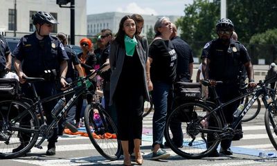 Alexandria Ocasio-Cortez and House colleagues arrested during pro-choice protest