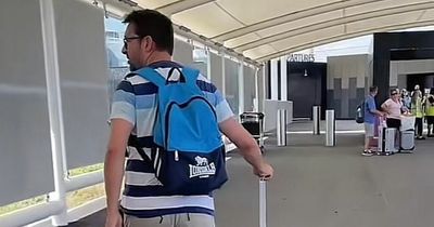 Edinburgh Airport passenger films hilarious 'typical dad behaviour' video before flight