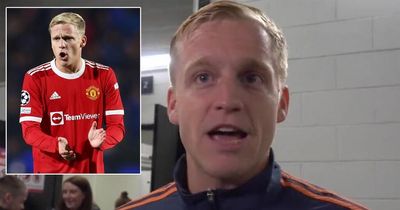 Donny van de Beek makes defiant vow as he assesses Man Utd career so far