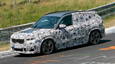 New BMW X1 M35i Spied Lapping Nurburgring With Quad Exhaust Pipes
