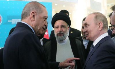 Putin endorsed by Iran for invasion of Ukraine but clashes with Turkey at summit